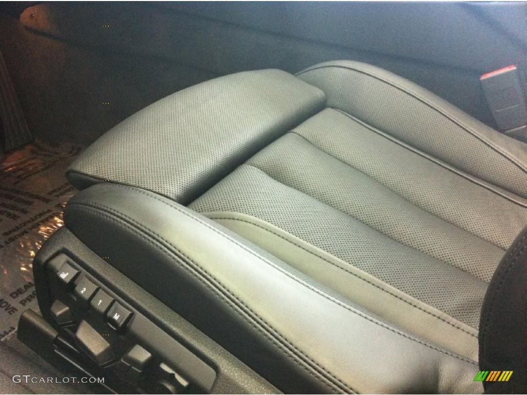Black Nappa Leather Interior 2012 BMW 6 Series 650i Convertible Photo #48466710