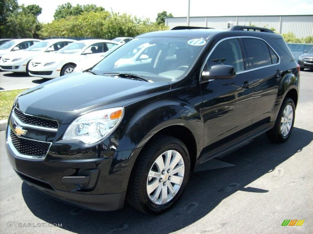 2011 Equinox LT - Black Granite Metallic / Light Titanium/Jet Black photo #1