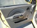 Charcoal 2006 Chevrolet Aveo LS Hatchback Door Panel