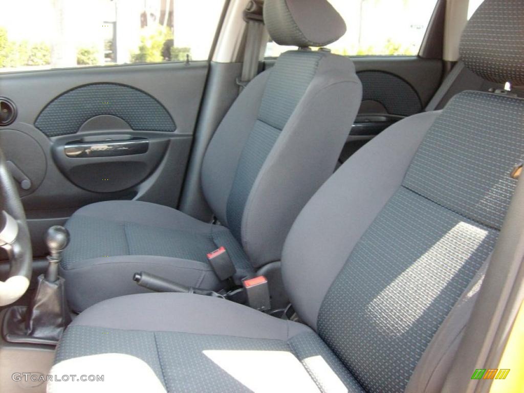 Charcoal Interior 2006 Chevrolet Aveo LS Hatchback Photo #48467226