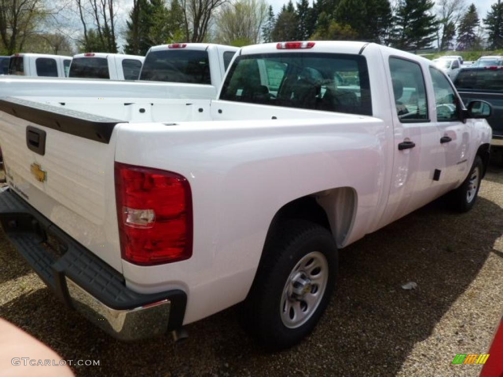 2010 Silverado 1500 Crew Cab - Summit White / Dark Titanium photo #6