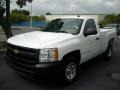 2009 Summit White Chevrolet Silverado 1500 Regular Cab  photo #1