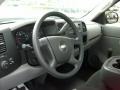 Dark Titanium 2009 Chevrolet Silverado 1500 Regular Cab Steering Wheel