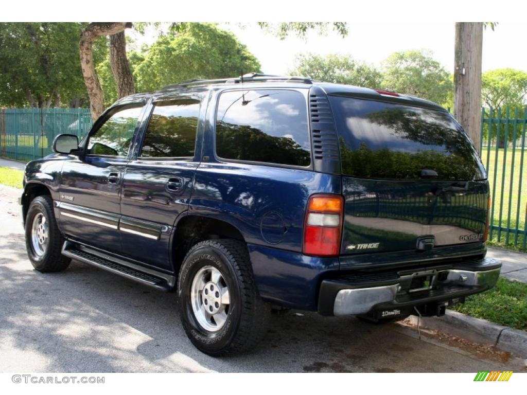 2001 Tahoe LT 4x4 - Indigo Blue Metallic / Tan/Neutral photo #6