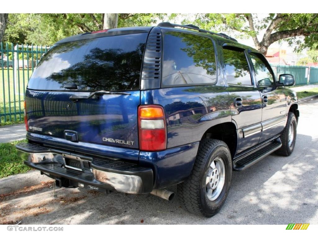 2001 Tahoe LT 4x4 - Indigo Blue Metallic / Tan/Neutral photo #7