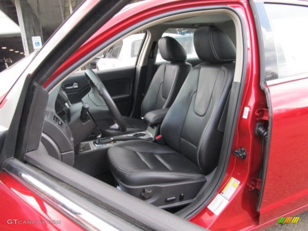 2010 Fusion SEL V6 - Sangria Red Metallic / Charcoal Black photo #9