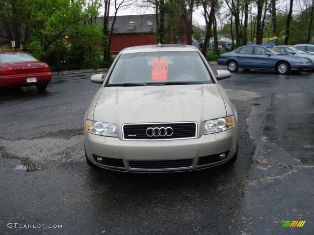 2005 A4 1.8T quattro Sedan - Canvas Beige Metallic / Beige photo #3