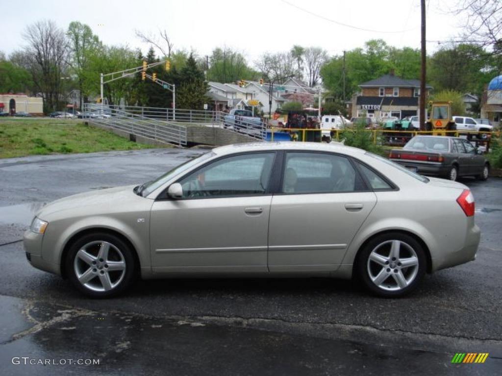 2005 A4 1.8T quattro Sedan - Canvas Beige Metallic / Beige photo #5