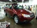 2009 Camellia Red Pearl Subaru Forester 2.5 X  photo #1
