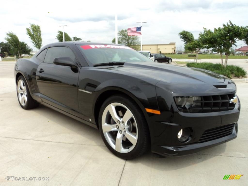 Black 2010 Chevrolet Camaro SS/RS Coupe Exterior Photo #48470340
