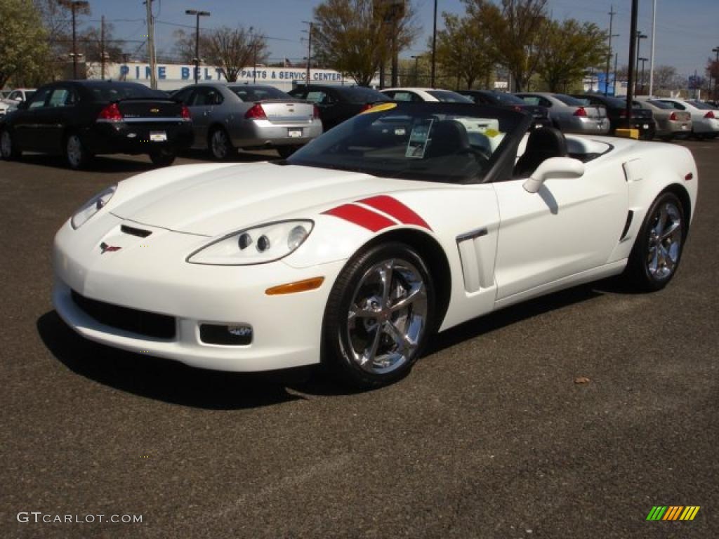 Arctic White 2010 Chevrolet Corvette Grand Sport Convertible Exterior Photo #48470679