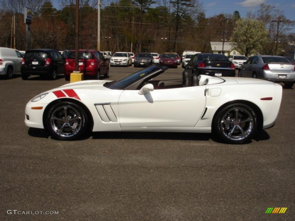 Arctic White 2010 Chevrolet Corvette Grand Sport Convertible Exterior Photo #48470694