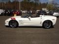Arctic White 2010 Chevrolet Corvette Grand Sport Convertible Exterior