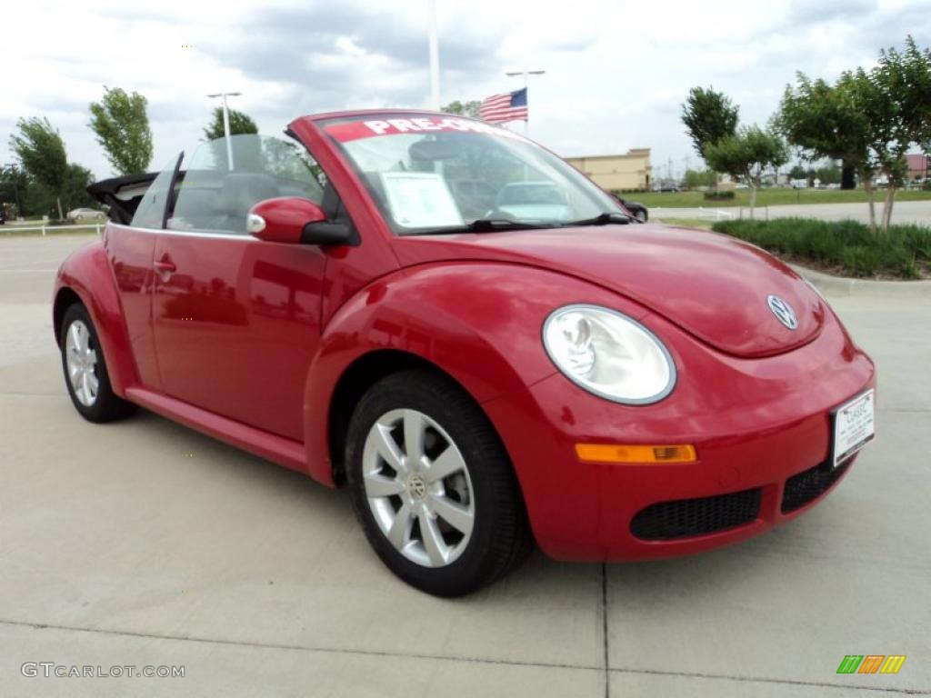 Salsa Red 2008 Volkswagen New Beetle S Convertible Exterior Photo #48470739