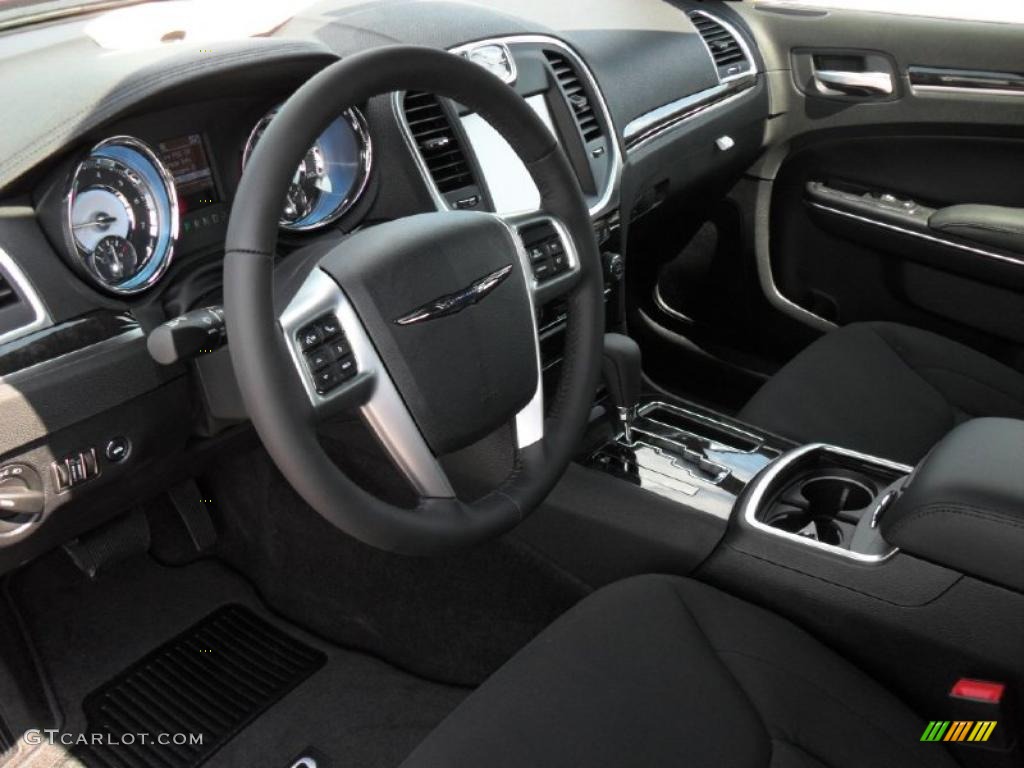Black Interior 2011 Chrysler 300 Standard 300 Model Photo #48471492