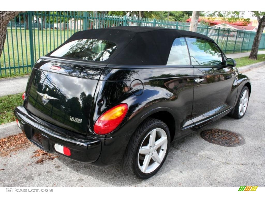 2005 PT Cruiser GT Convertible - Black / Dark Slate Gray photo #7