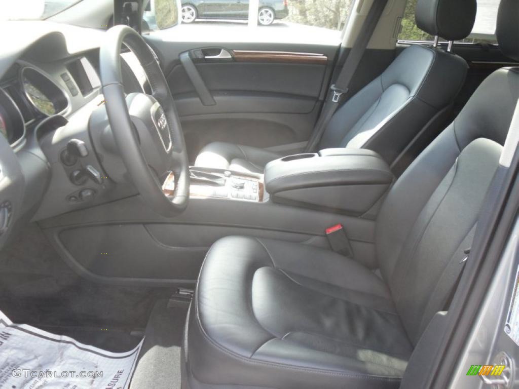 Black Interior 2009 Audi Q7 4.2 Prestige quattro Photo #48471591