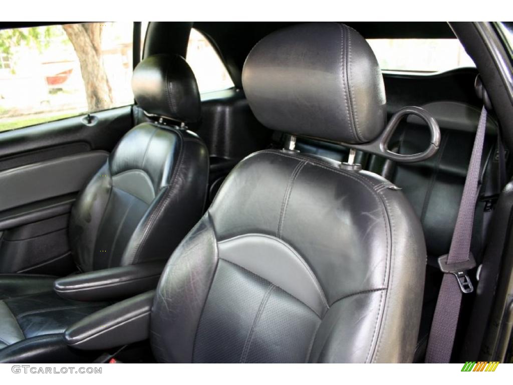Dark Slate Gray Interior 2005 Chrysler PT Cruiser GT Convertible Photo #48471990