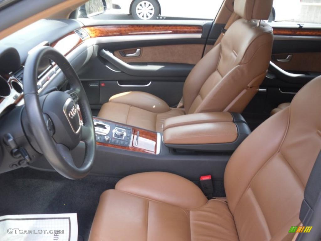 Amaretto Interior 2008 Audi A8 4.2 quattro Photo #48472029