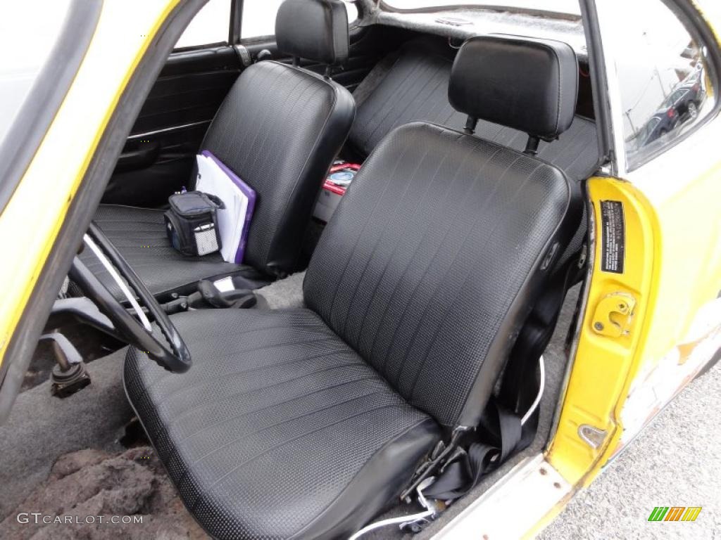 Black Interior 1971 Volkswagen Karmann Ghia Coupe Photo #48472158