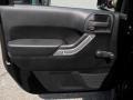 Black 2011 Jeep Wrangler Rubicon 4x4 Door Panel