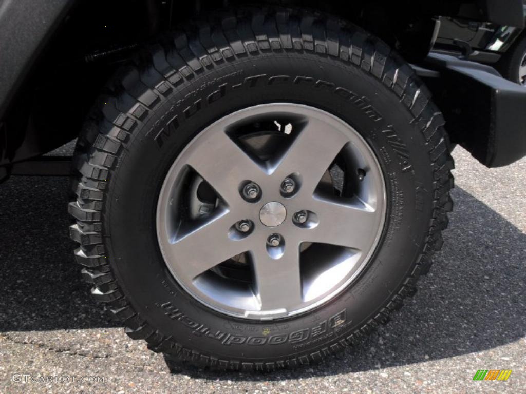 2011 Jeep Wrangler Rubicon 4x4 Wheel Photo #48472911