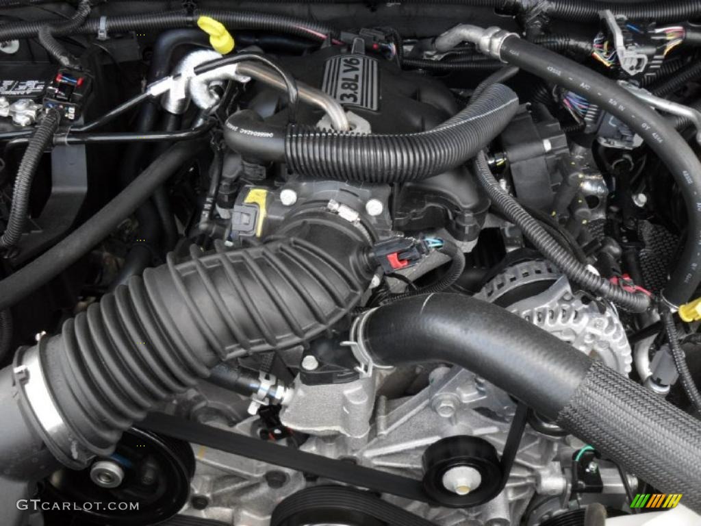 2011 Jeep Wrangler Rubicon 4x4 3.8 Liter OHV 12-Valve V6 Engine Photo #48472923