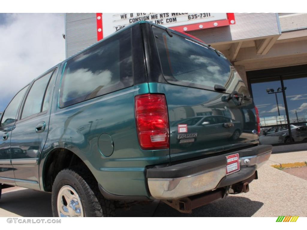 1997 Expedition XLT 4x4 - Pacific Green Metallic / Medium Graphite photo #18