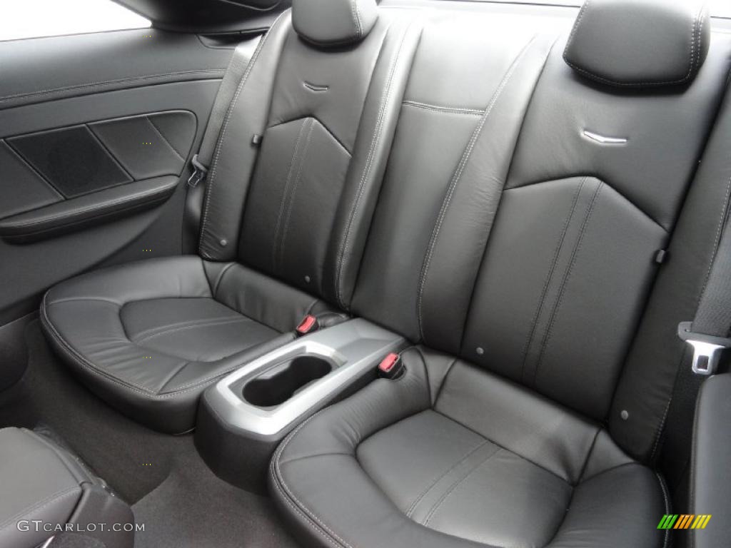 Ebony Interior 2011 Cadillac CTS Coupe Photo #48472992