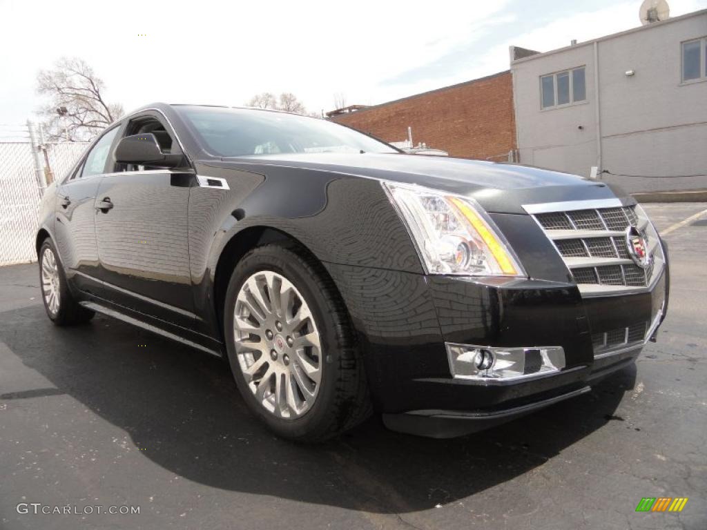Black Ice Metallic 2011 Cadillac CTS 4 3.6 AWD Sedan Exterior Photo #48473883