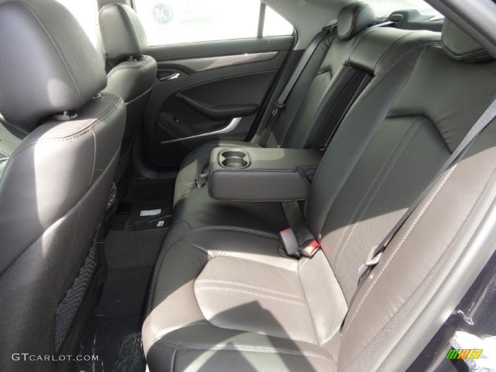 Ebony Interior 2011 Cadillac CTS 4 3.6 AWD Sedan Photo #48473970