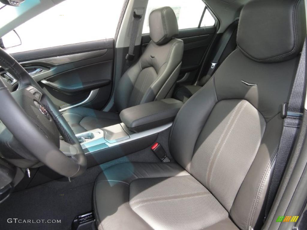 Ebony Interior 2011 Cadillac CTS 4 3.6 AWD Sedan Photo #48474003