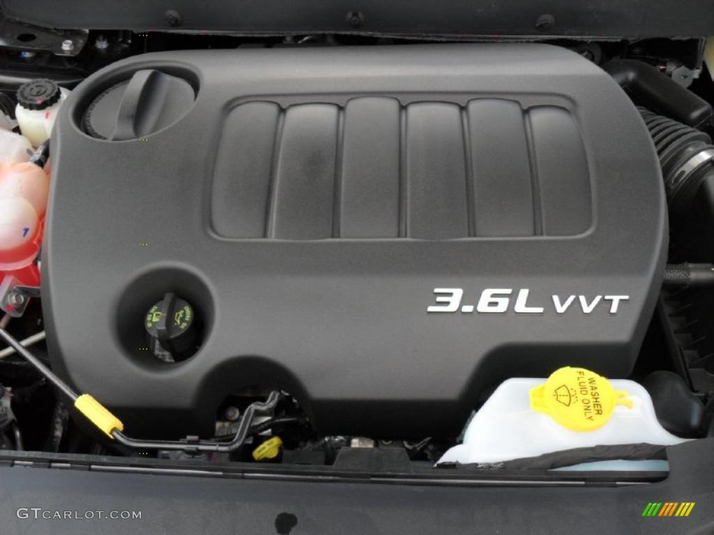 2011 Dodge Journey Crew 3.6 Liter DOHC 24-Valve VVT Pentastar V6 Engine Photo #48474180