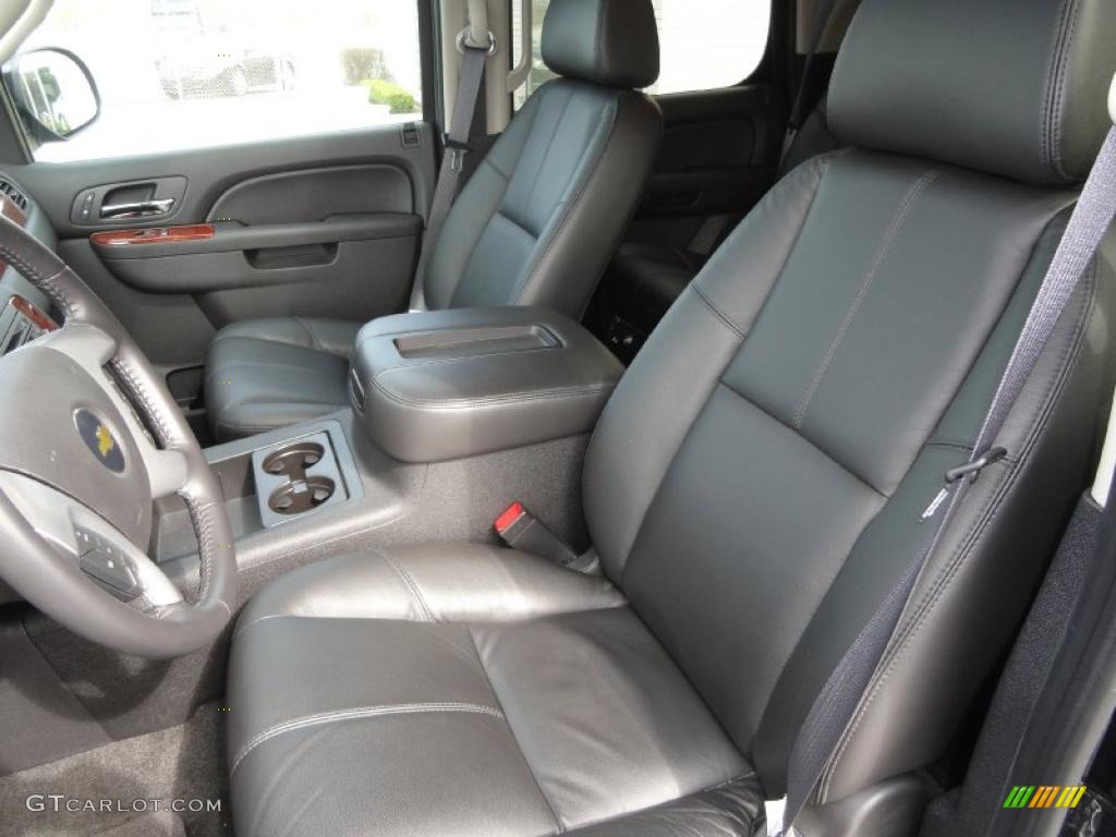 Ebony Interior 2011 Chevrolet Tahoe Hybrid Photo #48474399