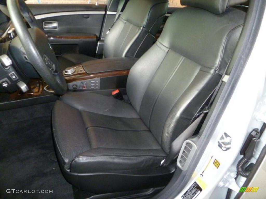 2008 7 Series 750Li Sedan - Titanium Silver Metallic / Black photo #7