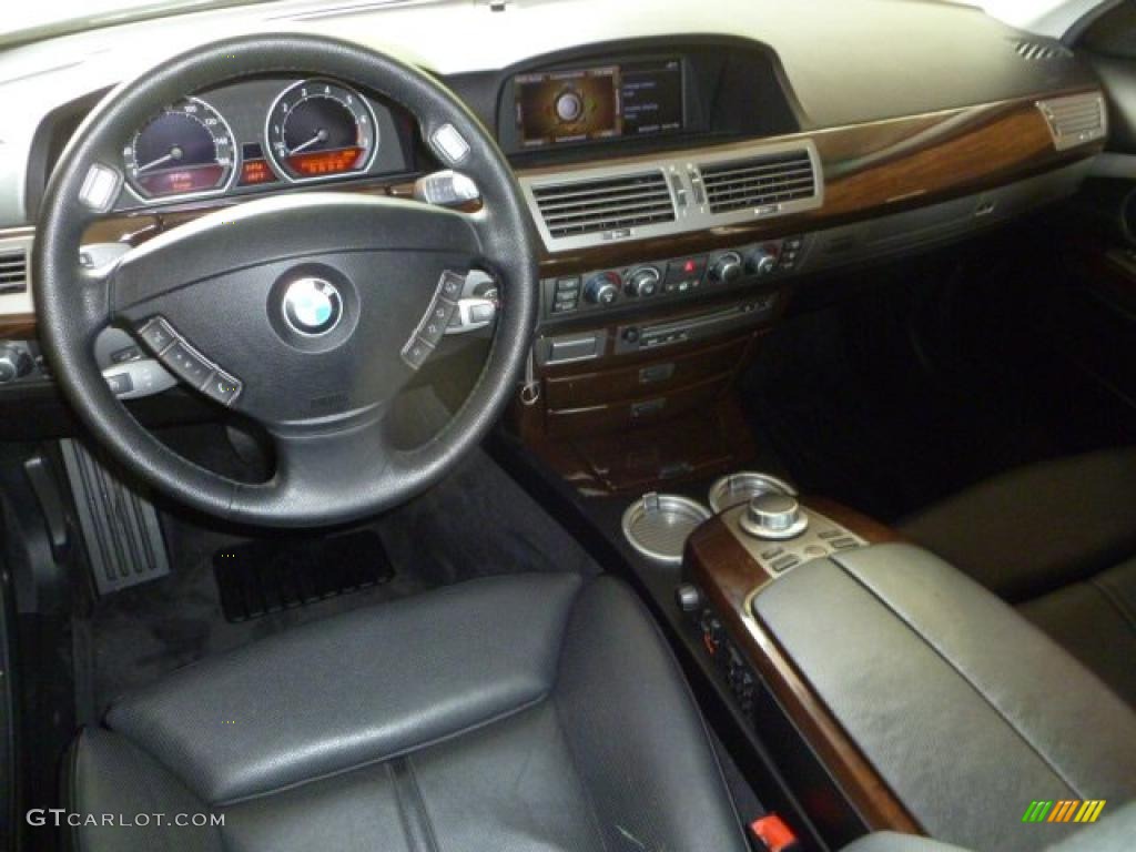 2008 7 Series 750Li Sedan - Titanium Silver Metallic / Black photo #8