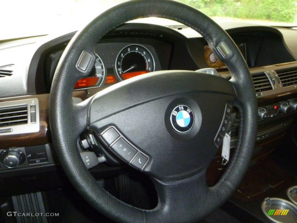 2008 7 Series 750Li Sedan - Titanium Silver Metallic / Black photo #10
