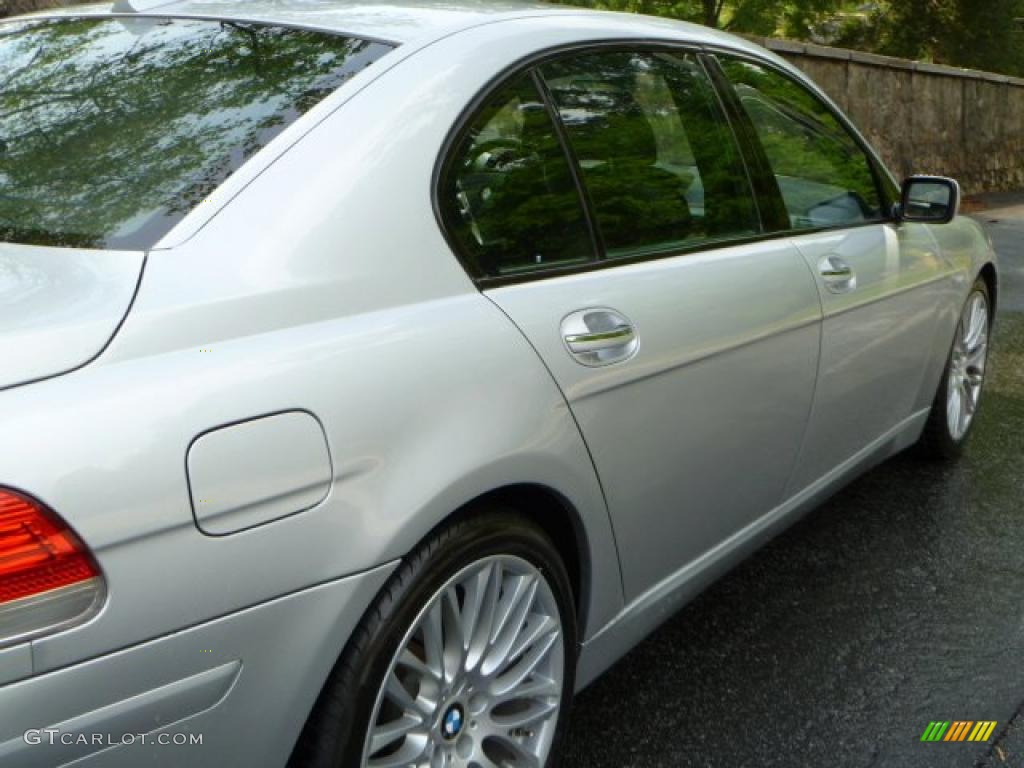 2008 7 Series 750Li Sedan - Titanium Silver Metallic / Black photo #11