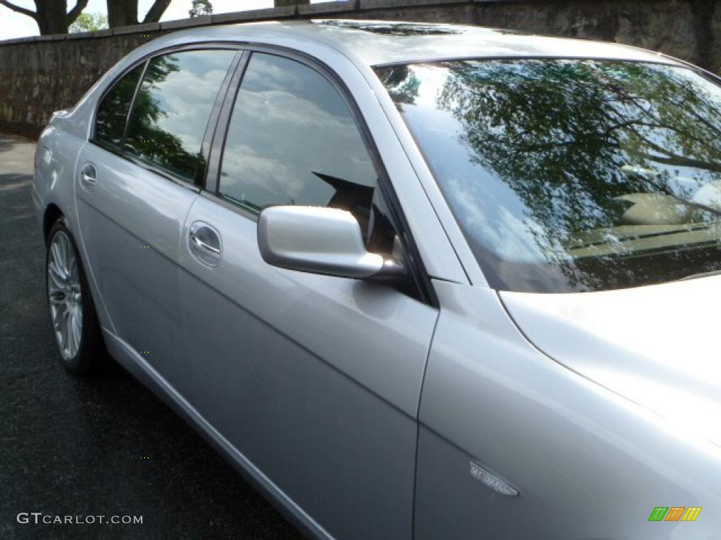 2008 7 Series 750Li Sedan - Titanium Silver Metallic / Black photo #12