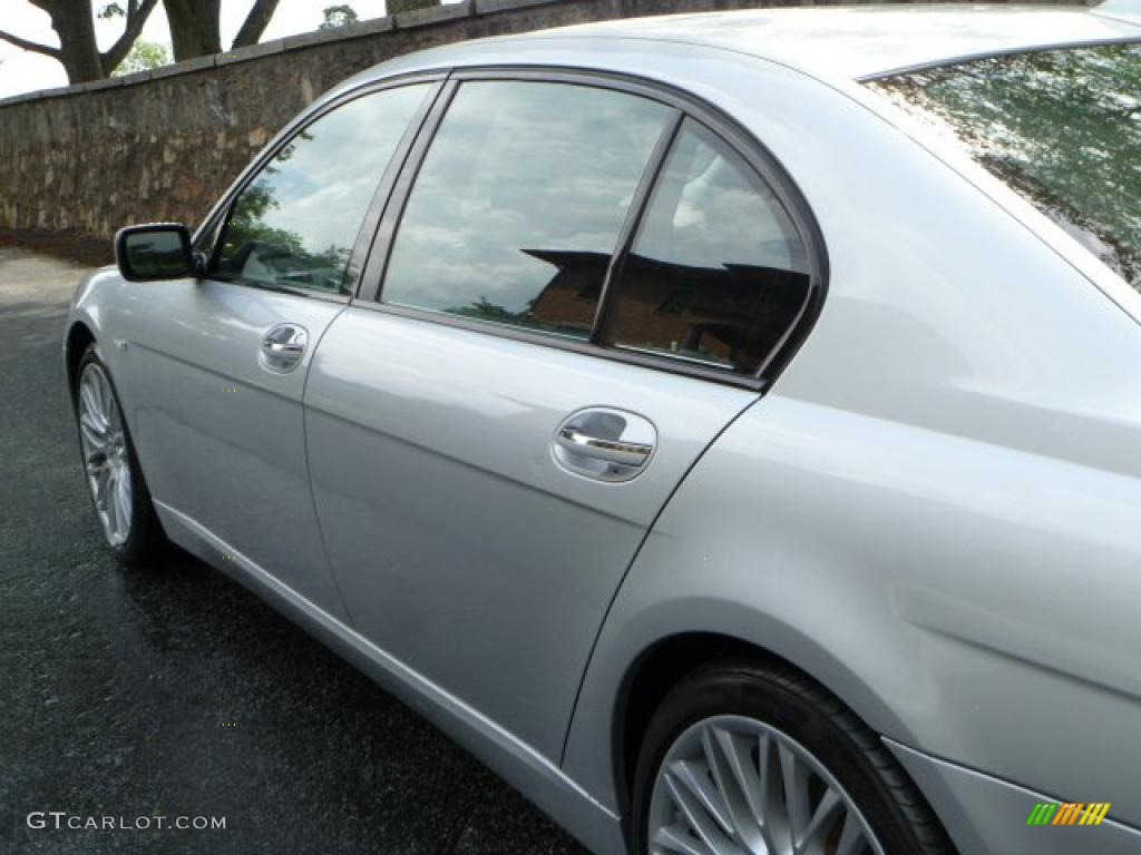 2008 7 Series 750Li Sedan - Titanium Silver Metallic / Black photo #13