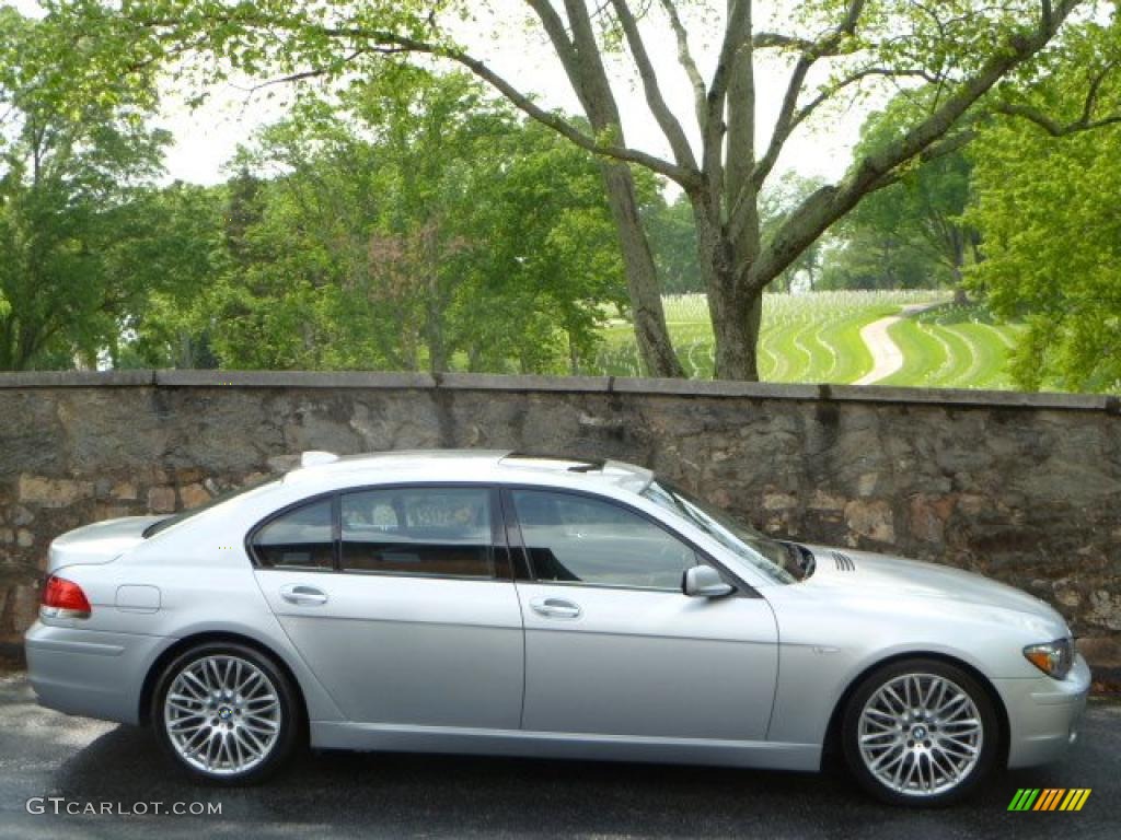 2008 7 Series 750Li Sedan - Titanium Silver Metallic / Black photo #14