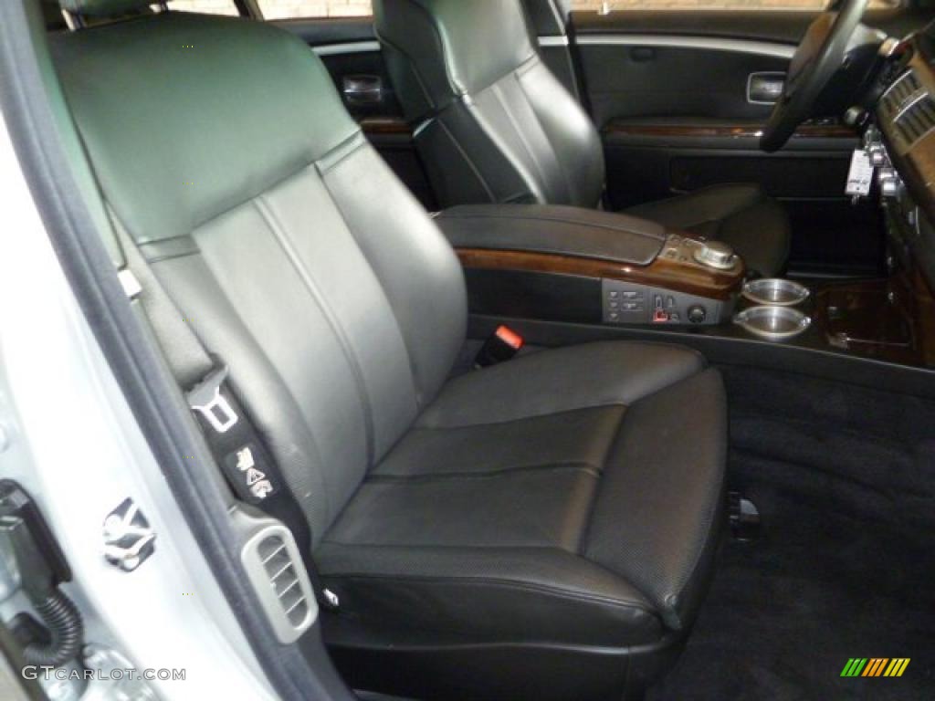 2008 7 Series 750Li Sedan - Titanium Silver Metallic / Black photo #15
