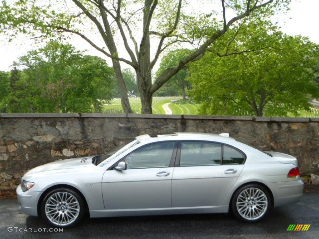 2008 7 Series 750Li Sedan - Titanium Silver Metallic / Black photo #17