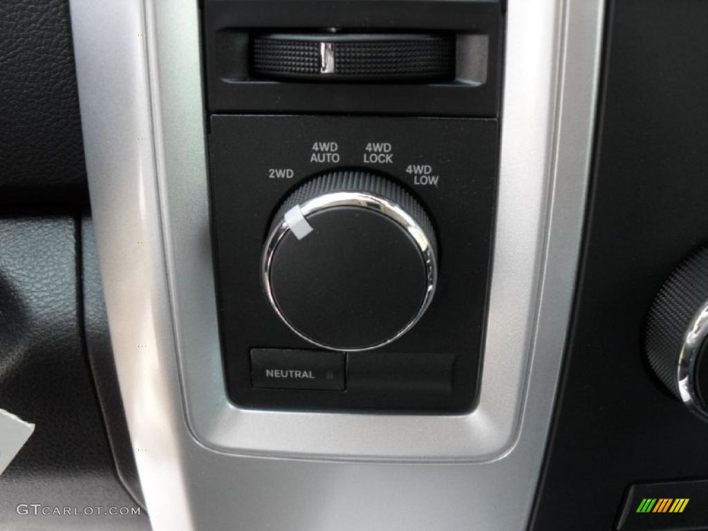 2011 Dodge Ram 1500 Sport Quad Cab 4x4 Controls Photo #48474798