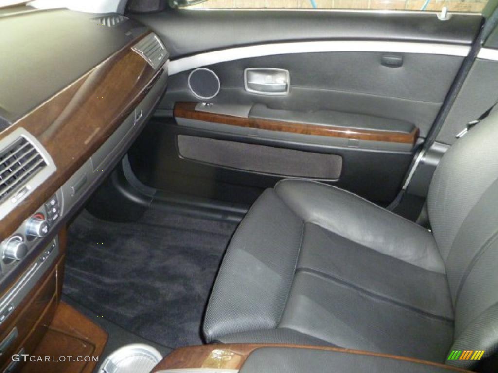 2008 7 Series 750Li Sedan - Titanium Silver Metallic / Black photo #25