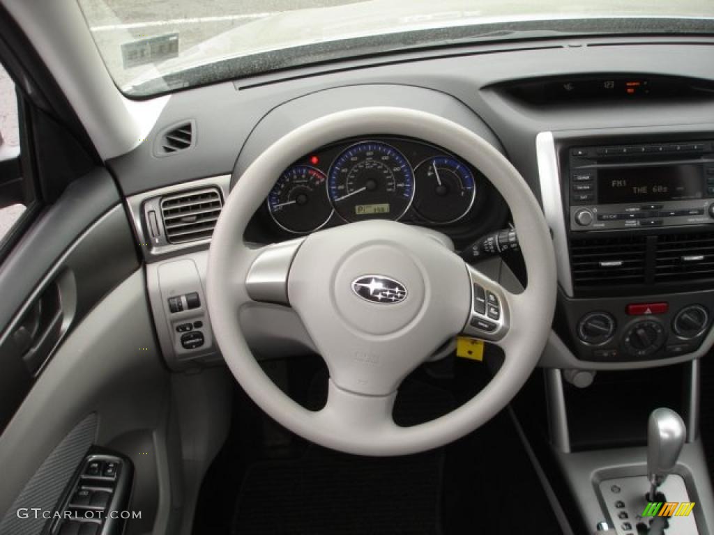 2011 Subaru Forester 2.5 X Platinum Steering Wheel Photo #48474918