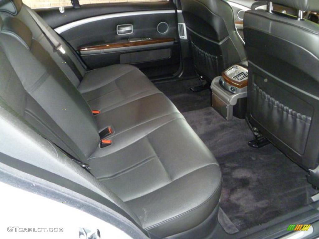 2008 7 Series 750Li Sedan - Titanium Silver Metallic / Black photo #28