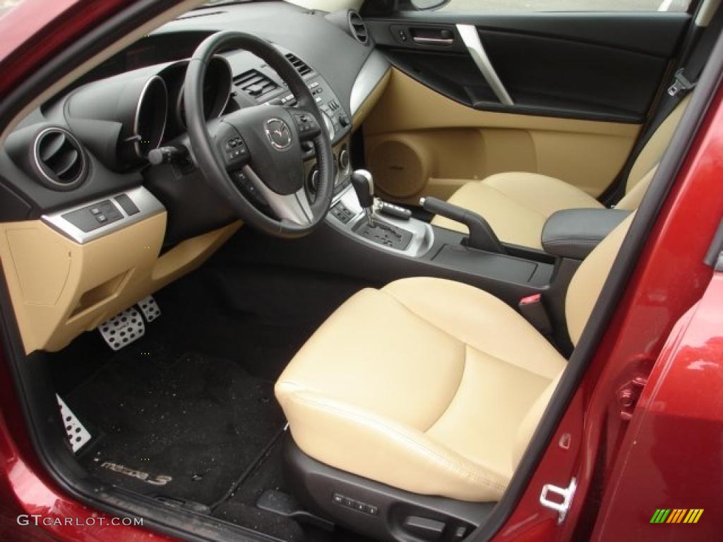 2010 MAZDA3 s Sport 4 Door - Copper Red Mica / Dune Beige photo #10