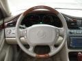 2003 Cadillac DeVille Oatmeal Interior Steering Wheel Photo