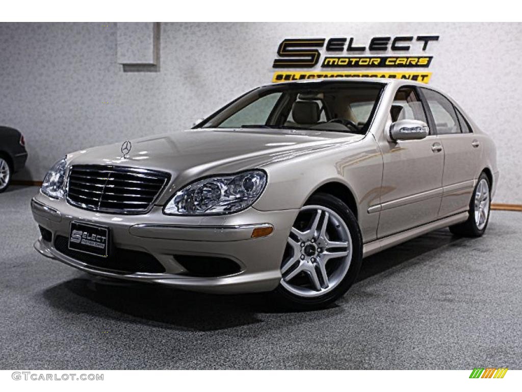 2006 S 500 Sedan - Desert Silver Metallic / Java photo #1